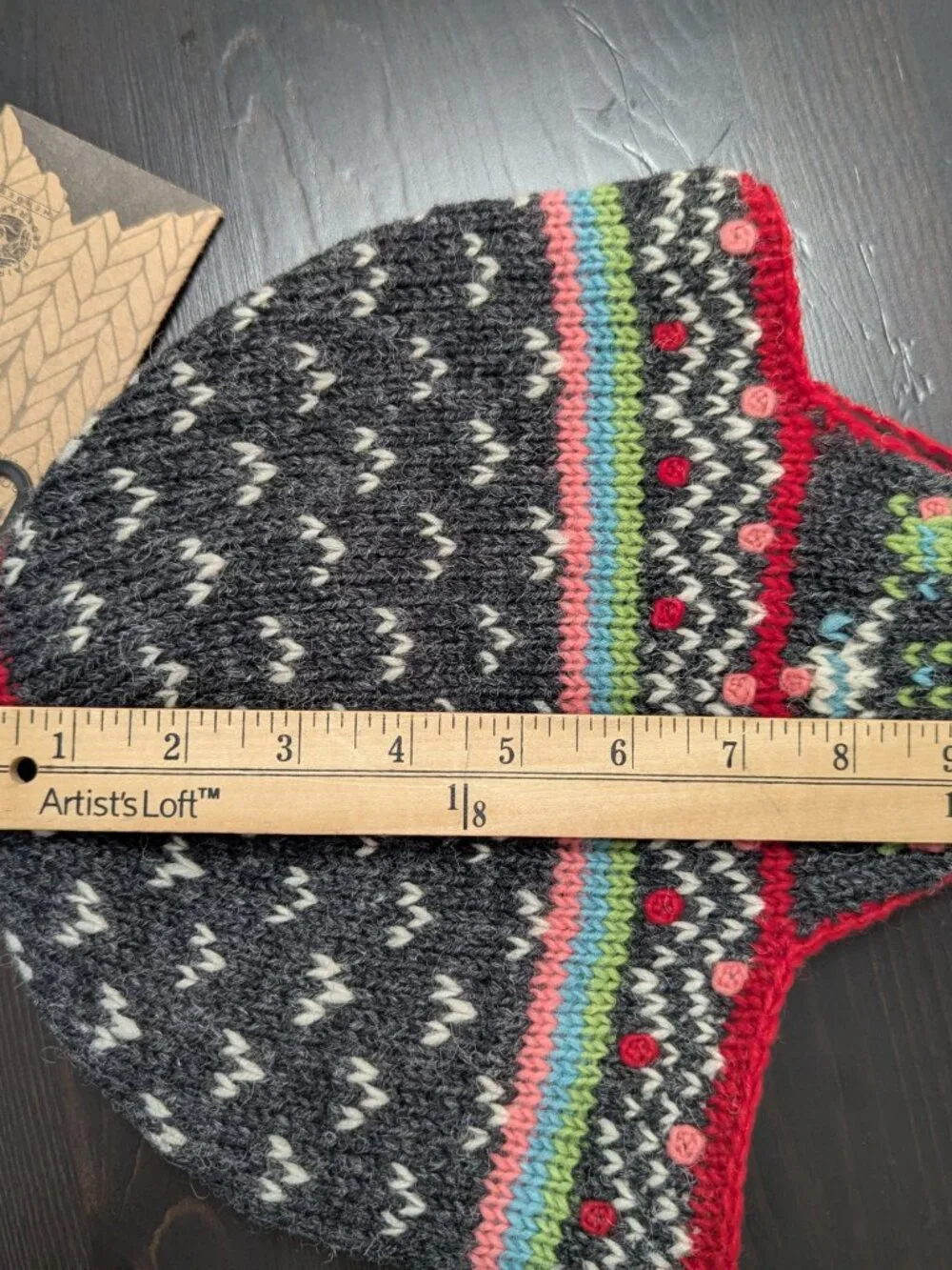 Lost Horizons Nepal Handmade Wool Earflap Beanie Hat Unisex Winter Fleeced